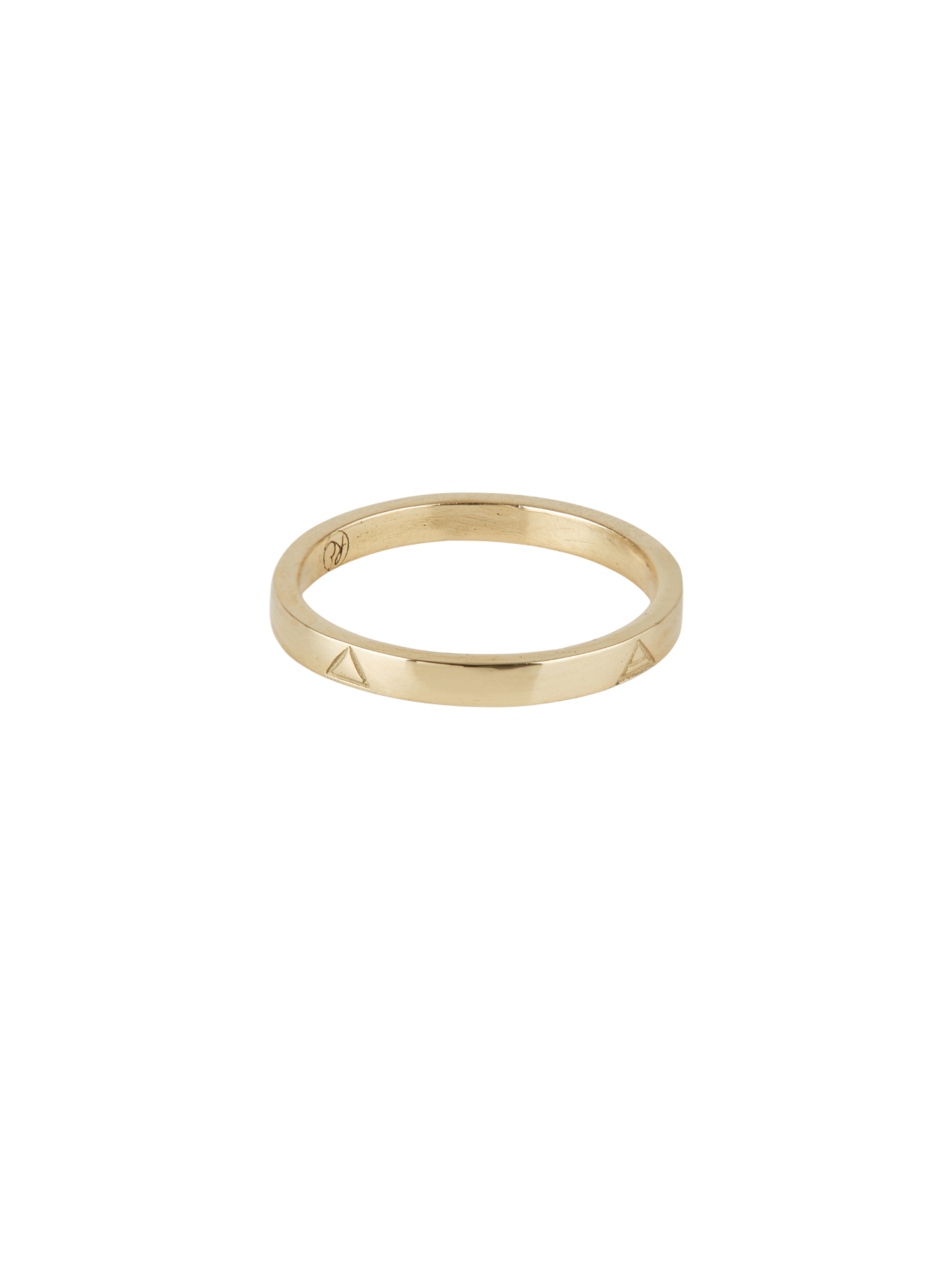Four elements ring solid gold